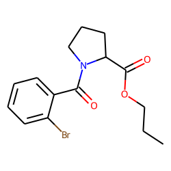L-Proline, N-(2-bromobenzoyl)-, propyl ester