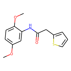 Acetamide, N-(2,5-dimethoxyphenyl)-2-(2-thienyl)-