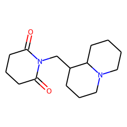 2,6-Piperidinedione, 1-[(octahydro-2H-quinolizin-1-yl)methyl]-, (1R-cis)-