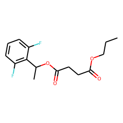 Succinic acid, 1-(2,6-difluorophenyl)ethyl propyl ester