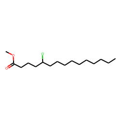 5-Chloropentadecanoic acid, methyl ester
