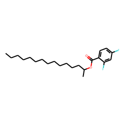 2,4-Difluorobenzoic acid, 2-pentadecyl ester