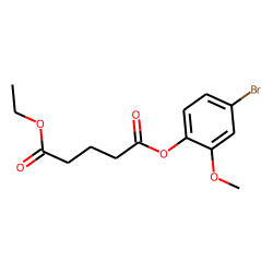 Glutaric acid, 4-bromo-2-methoxyphenyl ethyl ester