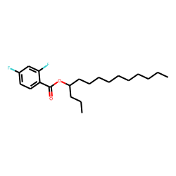 2,4-Difluorobenzoic acid, 4-tetradecyl ester