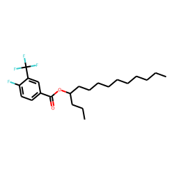 4-Fluoro-3-trifluoromethylbenzoic acid, 4-tetradecyl ester