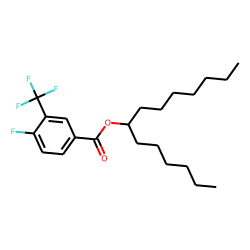 4-Fluoro-3-trifluoromethylbenzoic acid, 7-tetradecyl ester