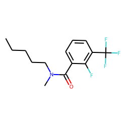 Benzamide, 2-fluoro-3-trifluoromethyl-N-pentyl-N-methyl-