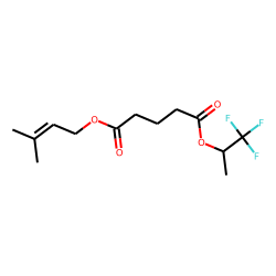 Glutaric acid, 3-methylbut-2-en-1-yl 1,1,1-trifluoroprop-2-yl ester