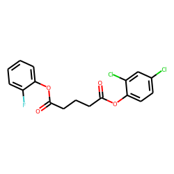 Glutaric acid, 2-fluorophenyl 2,4-dichlorophenyl ester