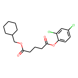 Glutaric acid, cyclohexylmethyl 2,4-dichlorophenyl ester