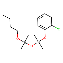 Silane, dimethyl(dimethyl(2-chlorophenoxy)silyloxy)butoxy-