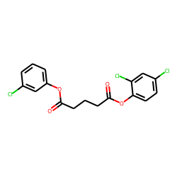 Glutaric acid, 3-chlorophenyl 2,4-dichlorophenyl ester