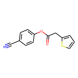 2-Thiopheneacetic acid, 4-cyanophenyl ester