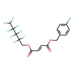 Fumaric acid, 4-chlorobenzyl 2,2,3,3,4,4,5,5-octafluoropentyl ester