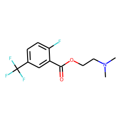 6-Fluoro-3-trifluoromethylbenzoic acid, 2-dimethylaminoethyl ester