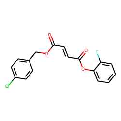 Fumaric acid, 4-chlorobenzyl 2-fluorophenyl ester