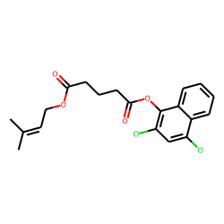 Glutaric acid, 3-methylbut-2-en-1-yl 2,4-dichloro-1-naphthyl ester