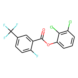 6-Fluoro-3-trifluoromethylbenzoic acid, 2,3-dichlorophenyl ester