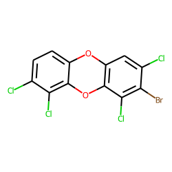 2-bromo,1,3,8,9-tetrachloro-dibenzo-dioxin