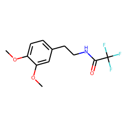 3,4-Dimethoxyphenylethylamine, N-trifluoroacetyl-