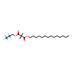 Dimethylmalonic acid, 2,2,3,3,3-pentafluoropropyl tetradecyl ester