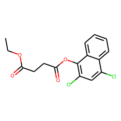 Succinic acid, 2,4-dichloronaphth-1-yl ethyl ester