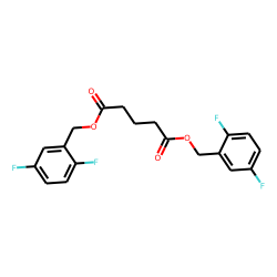 Glutaric acid, di(2,5-difluorobenzyl) ester