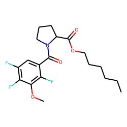 L-Proline, N-(2,4,5-trifluoro-3-methoxybenzoyl)-, hexyl ester