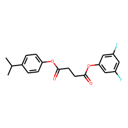 Succinic acid, 3,5-difluorophenyl 4-isopropylphenyl ester
