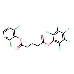 Glutaric acid, 2-chloro-6-fluorophenyl pentafluorophenyl ester