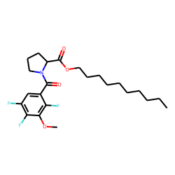 L-Proline, N-(2,4,5-trifluoro-3-methoxybenzoyl)-, decyl ester