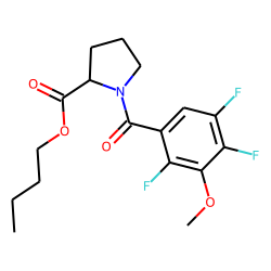 L-Proline, N-(2,4,5-trifluoro-3-methoxybenzoyl)-, butyl ester