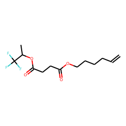 Succinic acid, 1,1,1-trifluoroprop-2-yl hex-5-en-1-yl ester