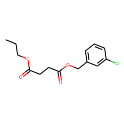 Succinic acid, 3-chlorobenzyl propyl ester