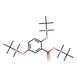 Gentisic acid, O,O'-bis(tert-butyldimethylsilyl)-, tert-butyldimethylsilyl ester