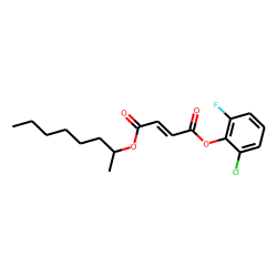 Fumaric acid, 2-octyl 2-chloro-6-fluorophenyl ester