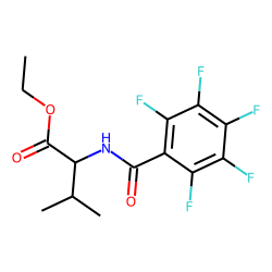 L-Valine, N-pentafluorobenzoyl-, ethyl ester