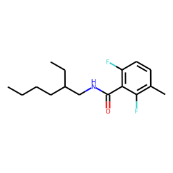 Benzamide, 2,6-difluoro-3-methyl-N-2-ethylhexyl-