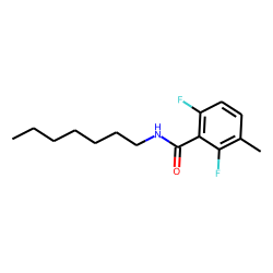 Benzamide, 2,6-difluoro-3-methyl-N-heptyl-