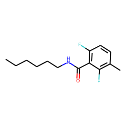Benzamide, 2,6-difluoro-3-methyl-N-hexyl-