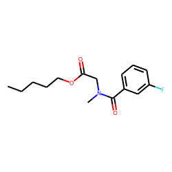 Sarcosine, N-(3-fluorobenzoyl)-, pentyl ester