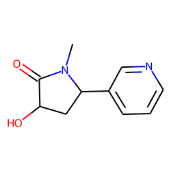 2-Pyrrolidinone, 3-hydroxy-1-methyl-5-(3-pyridinyl)-, (3R-trans)-