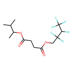 Succinic acid, 3-methylbut-2-yl 2,2,3,4,4,4-hexafluorobutyl ester