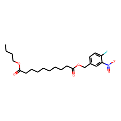 Sebacic acid, butyl 3-nitro-4-fluorobenzyl ester