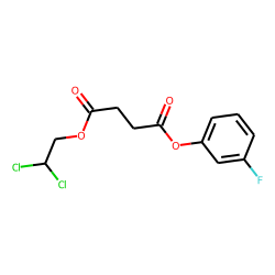 Succinic acid, 2,2-dichloroethyl 3-fluorophenyl ester