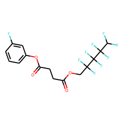 Succinic acid, 2,2,3,3,4,4,5,5-octafluoropentyl 3-fluorophenyl ester
