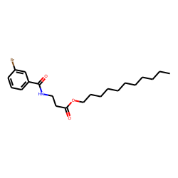 «beta»-Alanine, N-(3-bromobenzoyl)-, undecyl ester