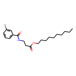 «beta»-Alanine, N-(3-bromobenzoyl)-, decyl ester