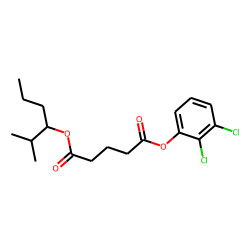 Glutaric acid, 2,3-dichlorophenyl 2-methylhex-3-yl ester