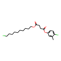 Succinic acid, 4-chloro-3-methylphenyl 10-chlorodecyl ester